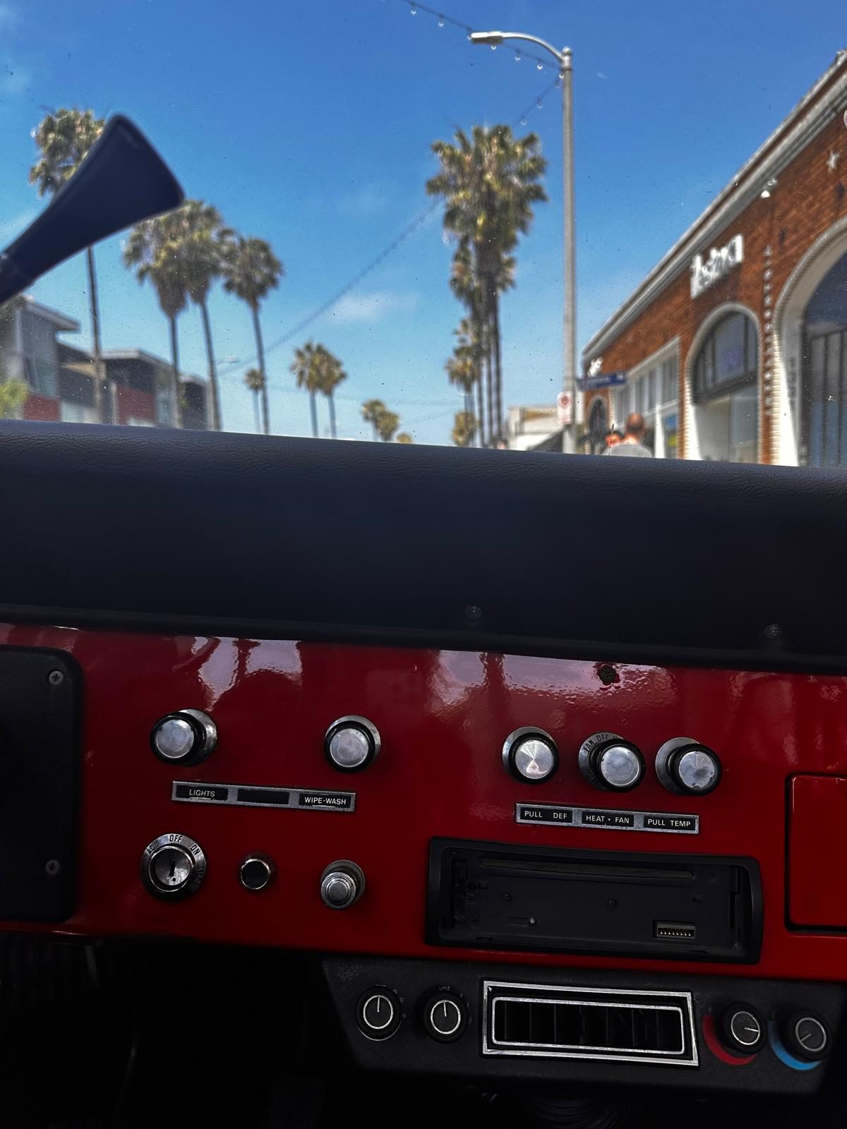 Center dash controls